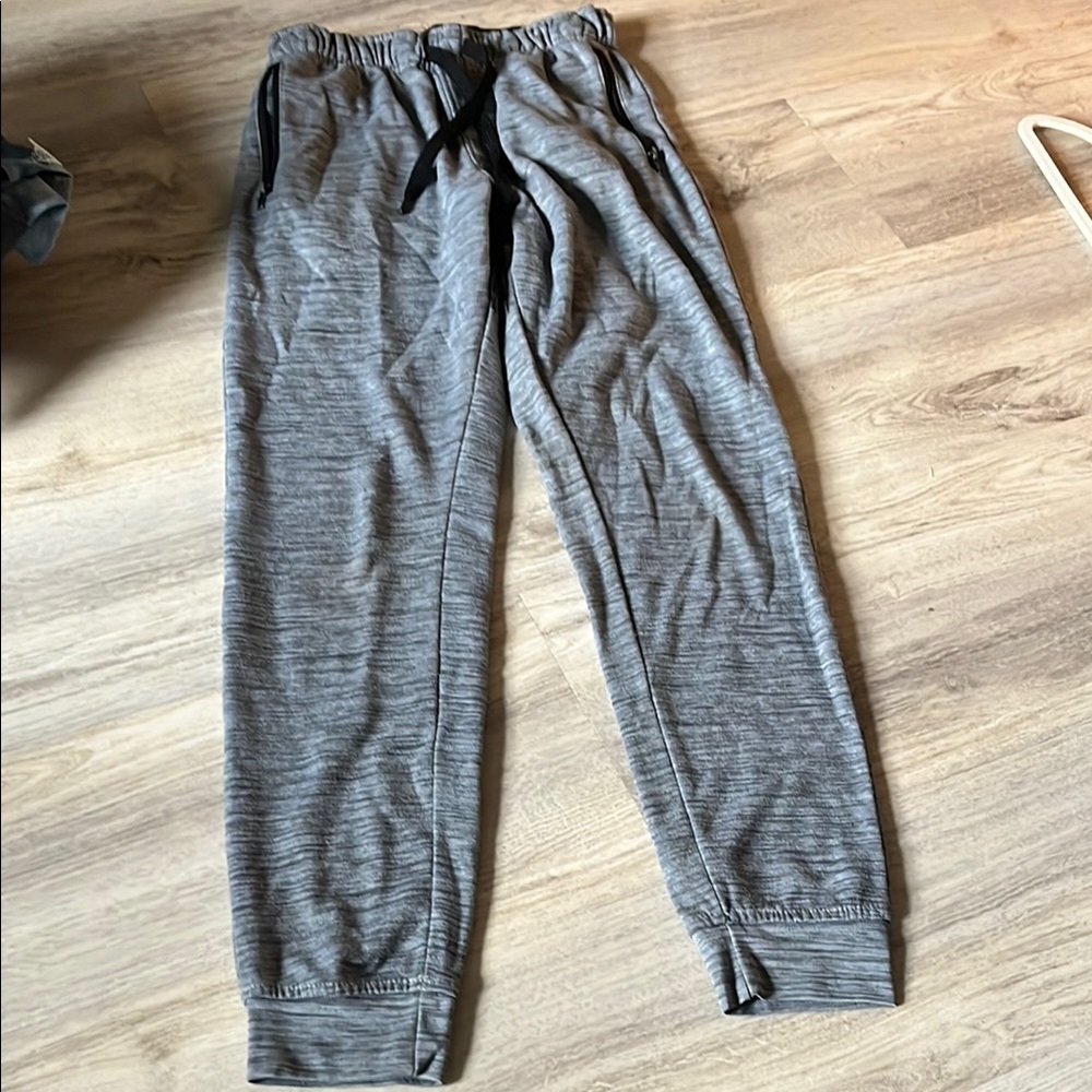 Beverly Hills Polo Club Gray Sweatpants with Elastic Waistband